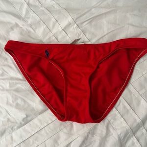 Polo red bikini bottoms
